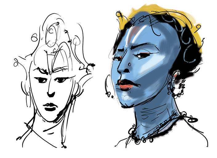 dessins, croquis, rough, sketch